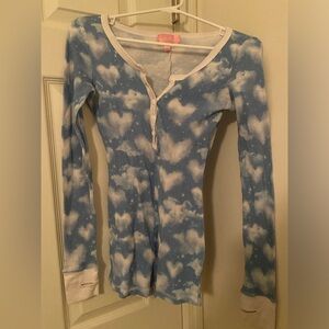 CLOUD HEART ROMPER - DOLLS KILL